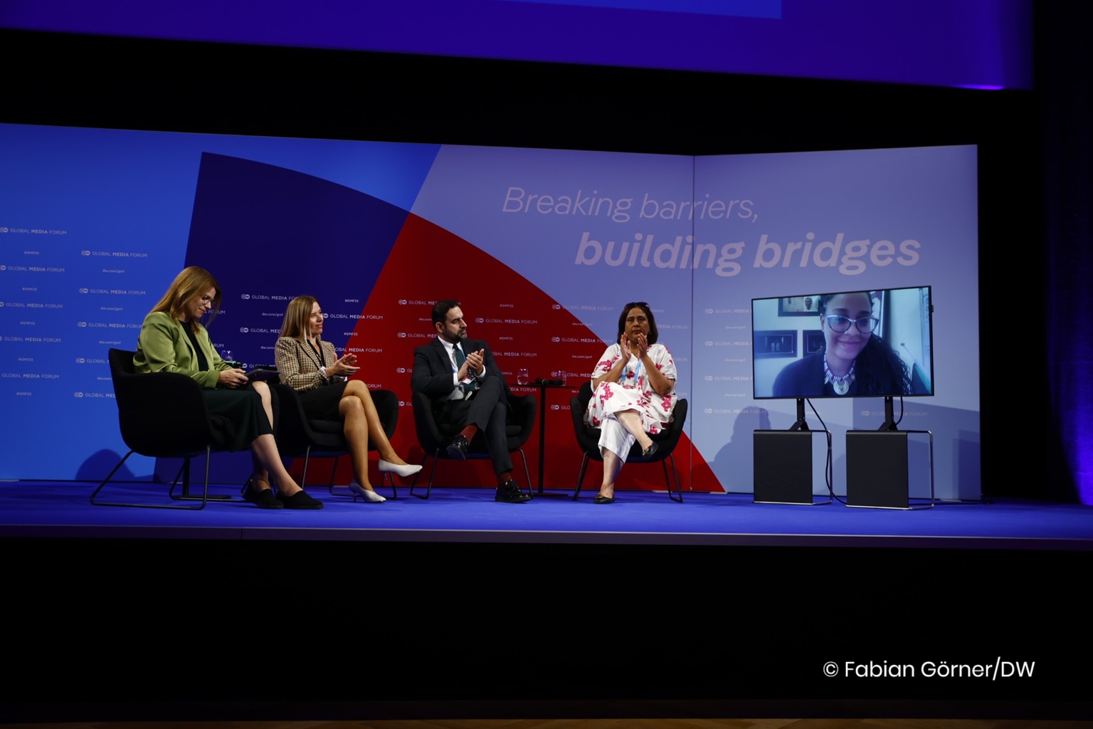 Panelists on the GMF-stage.